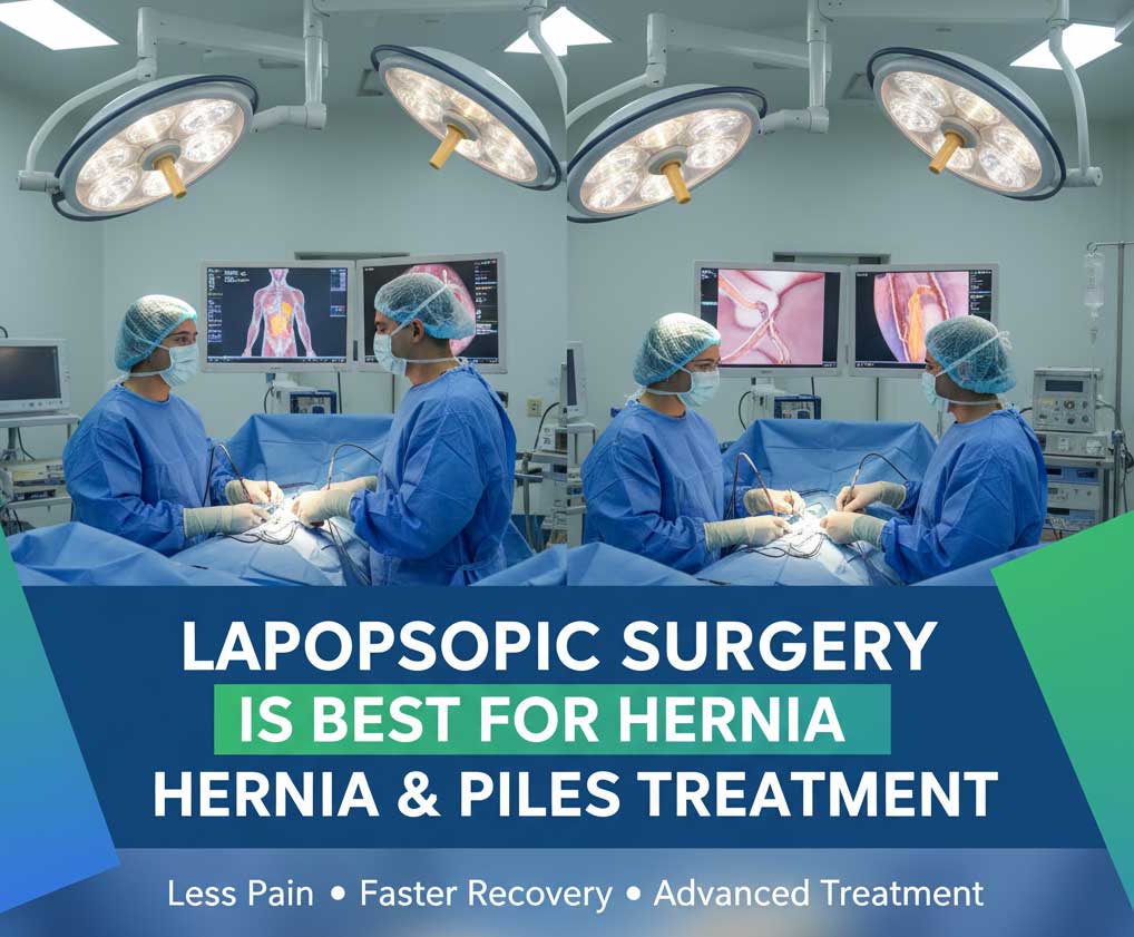 Why Laparoscopic Surgery is Best for Hernia and Piles Treatment
